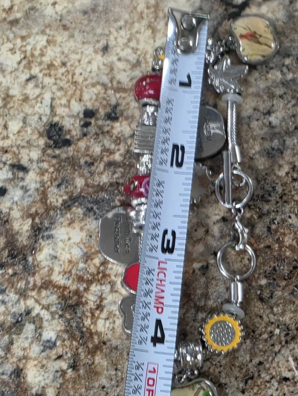 Vintage Charm Bracelet With Bird Charms & 925 Accent Charms.